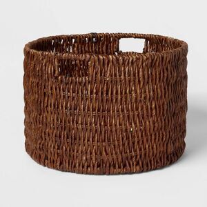 Brightroom - Woven Banana Bark Floor Basket - Brightroom Brown